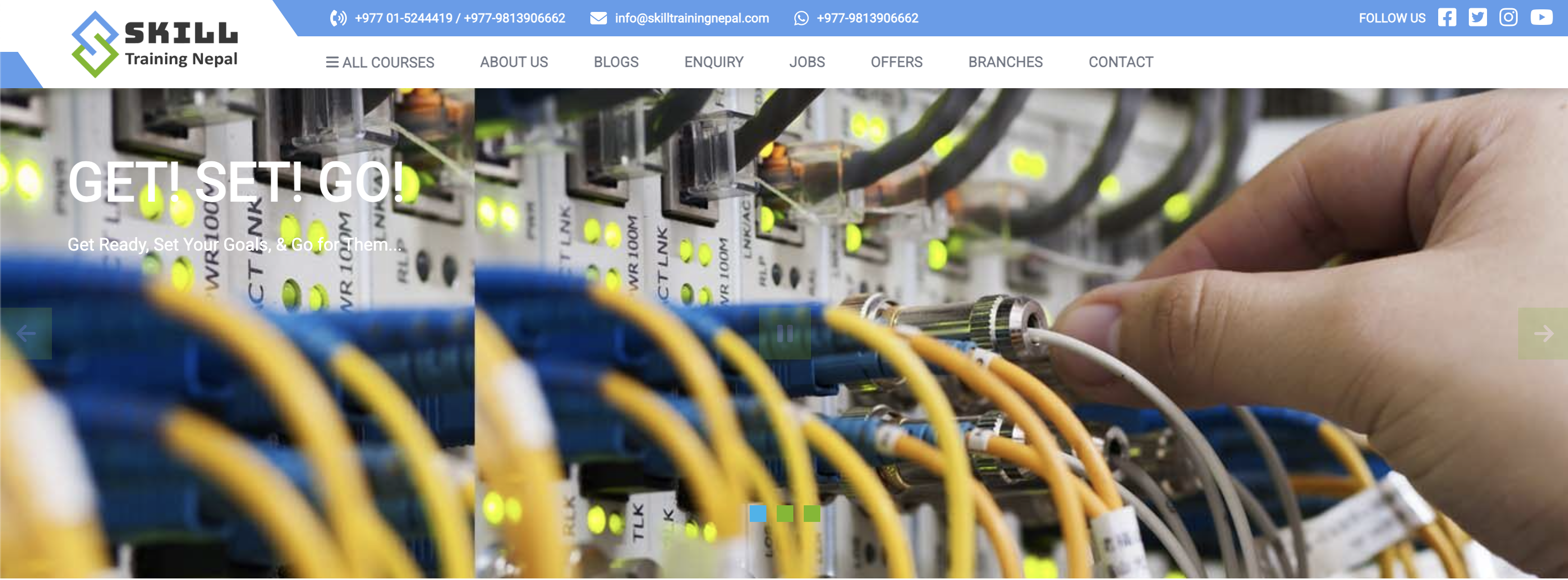 Screenshot of Skill Training Nepal